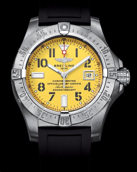 breitling avenger special edition yellow hands|breitling seawolf code yellow watch.